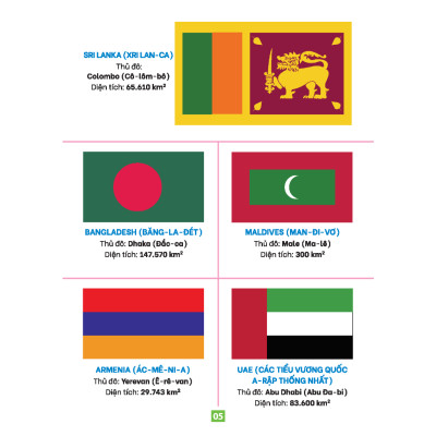 Sách - Từ điển bằng tranh - Cờ các quốc gia trên thế giới (bìa cứng) - MT