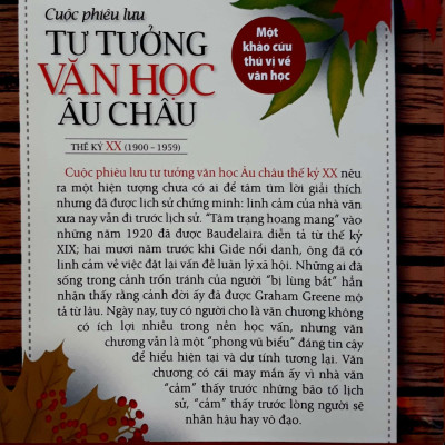 Cuộc Phiêu Lưu Tư Tưởng Văn Học Châu Âu Thế Kỷ XX (1900-1959)