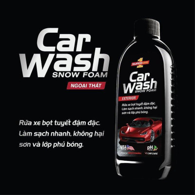 Nước Rửa Xe Bọt Tuyết SUPERONE Snow Foam Car Wash - Exterior SOUTHWALL B202