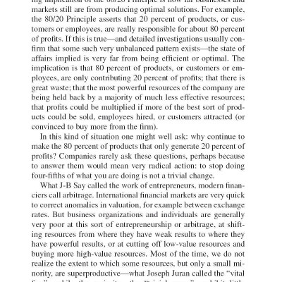 The 80/20 Principle: The Secret to Success by Achieving More with Less