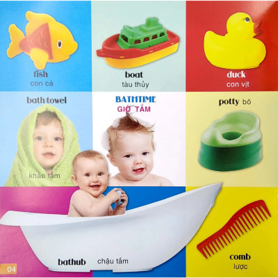 Bé Thông Minh First 100 Words - 100 Từ Vựng Đầu Tiên (Tặng Sticker)