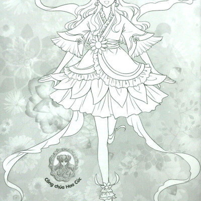 Tô Màu Công Chúa Sáng Tạo - Những Nàng Công Chúa Hoa