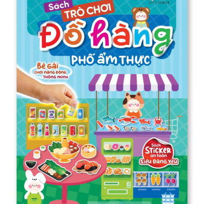 Combo 5 cuốn Sách Trò chơi Đồ hàng cho bé gái (Hơn 1000 Stickers)