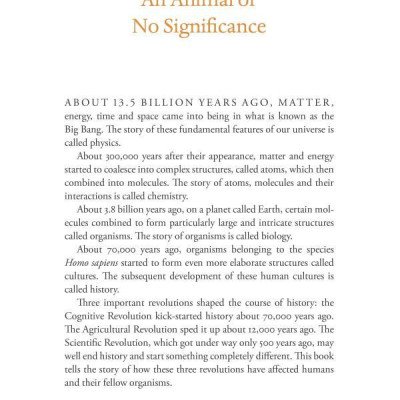 Sapiens : A Brief History of Humankind (Patterns of Life)