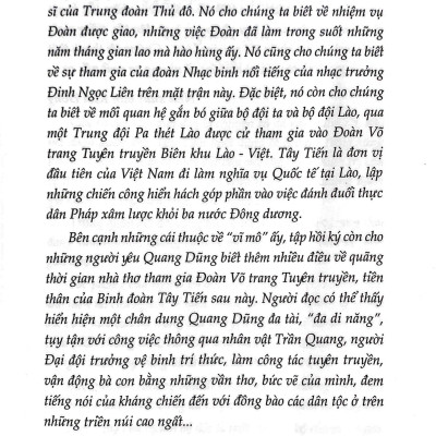 Đoàn Binh Tây Tiến (Đoàn Võ Trang Tuyên Truyền Biên Khu Lào - Việt) (Tái Bản 2022)