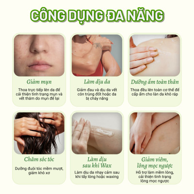 Gel Dưỡng Ẩm Thuần Chay Nha Đam Heebee