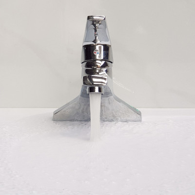 Vòi Lavabo 2 chân Đồng mạ Chrome Eurolife EL-IRIS03 ( Trắng bạc)