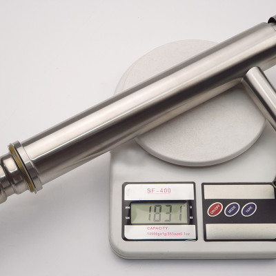 Vòi lavabo điếu nóng lạnh, Inox SUS 304 Eurolife EL-T022 ( Trắng vàng )