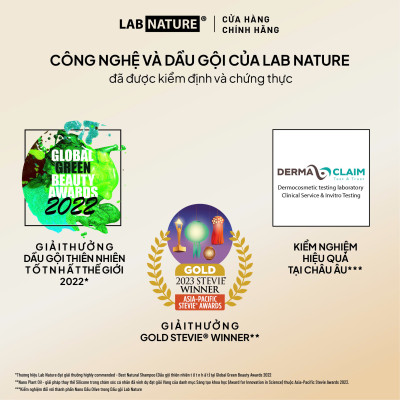 Dầu gội Lab Nature Men Hair-loss 470g - Công nghệ Nano Giảm Rụng Tóc 10 Lần