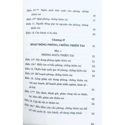 Sách - Luật Phòng, Chống Thiên Tai (Hiện Hành) (Sửa Đổi, Bổ Sung Năm 2020, 2023) - NXB Chính Trị Quốc Gia