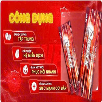 DMAXX thức uống bổ sung vitamin năng lượng không đường DAMODE 84 gói màu đỏ mỗi gói 2,2gr