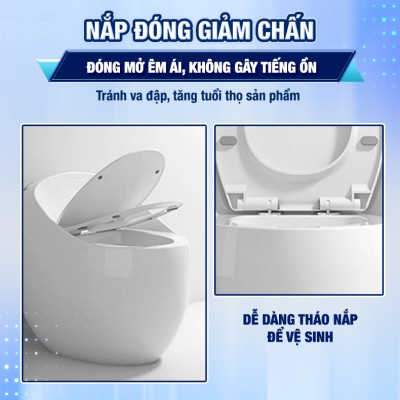 BỒN CẦU EUROVINTO CAO CẤP MÃ 105B