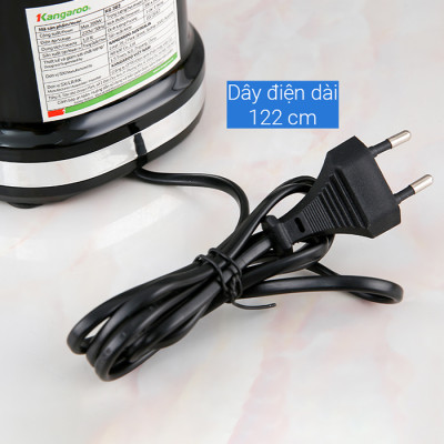 Máy Xay Sinh Tố 3 Cối Kangaroo KG3B2 (380W) - Đen - Hàng chính hãng 