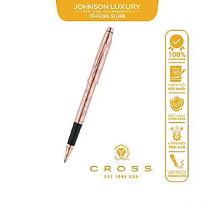 Bút Ký Doanh Nhân CROSS dòng Bút Bi Nước Century II Hoa Anh Đào – Phiên Bản Mạ Vàng Hồng