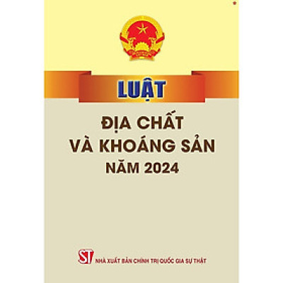 Sách Luật địa chất và khoáng sản năm 2024