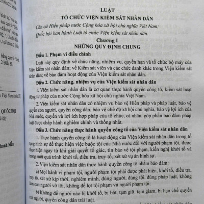 Sách Luật Tổ Chức Tòa Án Nhân Dân, Viện Kiểm Sát Nhân Dân sửa đổi, bổ sung năm 2025 (V2612T)