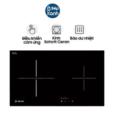 Bếp điện 2 vùng nấu Malloca MR-732 - Xuất xứ Châu  - Hàng Chính Hãng