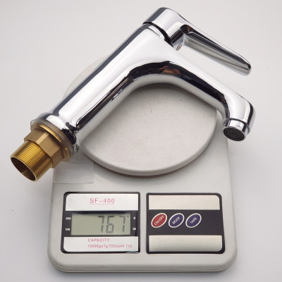 Vòi Lavabo nóng lạnh Đồng mạ Chrome Eurolife EL-7002 (Trắng bạc)