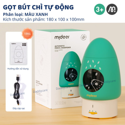 Gọt Bút Chì Tự Động Hình Cây Nấm Cho Bé Mideer Automtic Pencil Sharpener