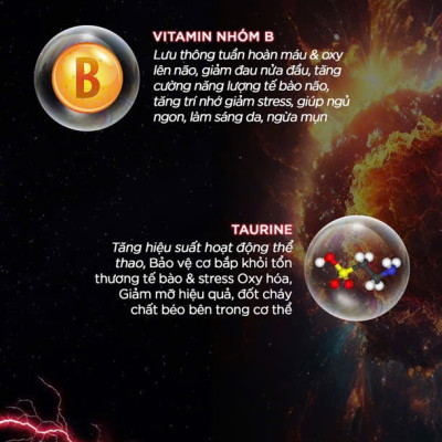 DMAXX thức uống bổ sung vitamin năng lượng không đường DAMODE 82 gói màu đỏ mỗi gói 2,2gr