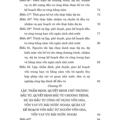 Luât Đầu tư công năm 2024 ( sửa đổi, bổ sung năm 2025)