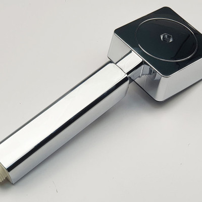 Bộ tay dây sen siêu tăng áp vuông Eurolife EL-113SH (Trắng bạc)