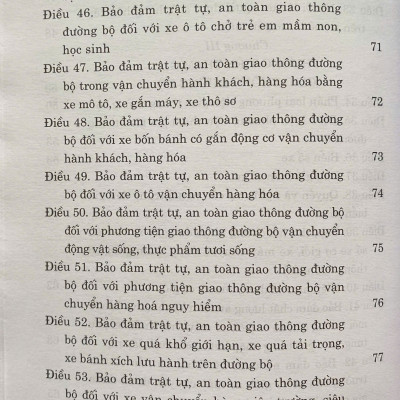 Luật Trật Tự, An Toàn Giao Thông Đường Bộ Năm 2024
