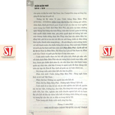 Sách - Điện Biên Phủ - Lịch Sử Và Ký Ức - NXB Chính Trị Quốc Gia