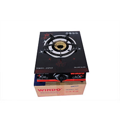 Bếp Gas Đơn Mặt Kính Chén Đồng WINDO - Màu Ngẫu  Nhiên Hàng Chính Hãng