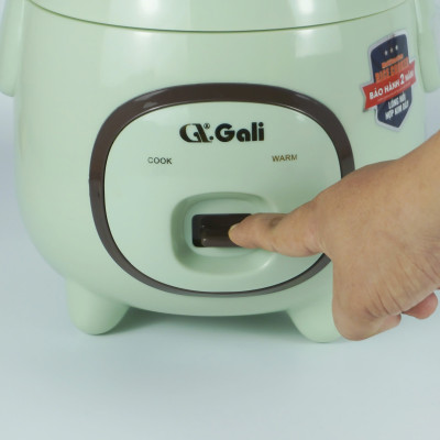 [Chính hãng] Nồi cơm điện GALI GL-1708 0.8 lít. Thiết kế nhỏ gọn, hiện đại, hàng nhập khẩu chất luọng cao, bảo hành 24 tháng.