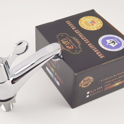 Vòi Lavabo lạnh Eurolife EL-113 (Trắng bạc)