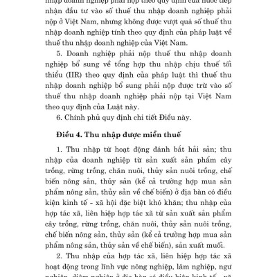 Luật thuế thu nhập doanh nghiệp năm 2025 - bản in 2025