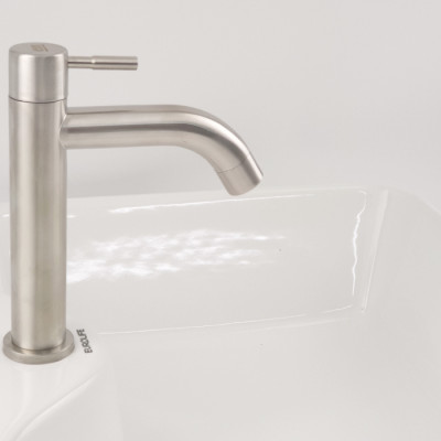 Vòi lavabo lạnh Inox SUS 304 Eurolife EL-LL123