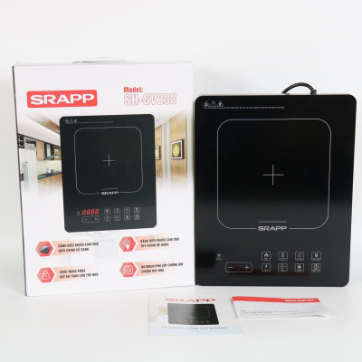 Bếp Hồng Ngoại Đơn Điện Tử Cảm Ứng SRAPP SH-SV208 - Hàng Chính Hãng 