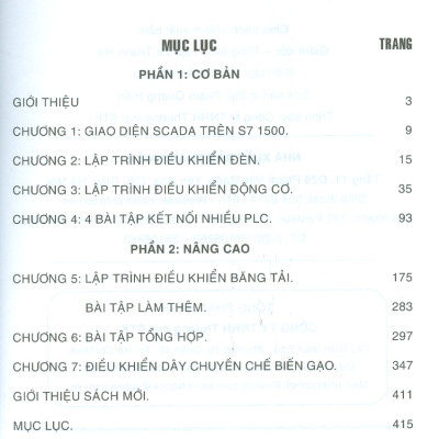 Tự Học Nhanh Lập Trình S7 1500 (Lý Thuyết - Thực Hành)