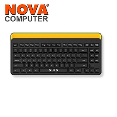 Bàn phím văn phòng không dây Bluetooth AULA AWK310 màu Đen - Hàng Chính Hãng