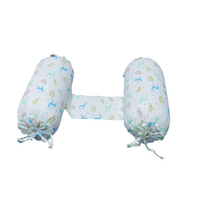 Bộ gối chặn trẻ em cotton hoa Hometex size 20x35cm