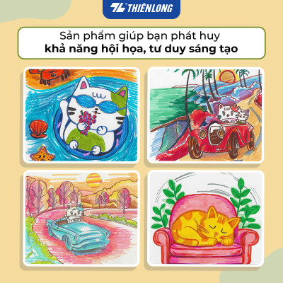 Bút lông 20 màu Fiber Pen Thiên Long Colokit ECO Style FP-C012/ECO - Chất liệu từ vỏ cám trấu