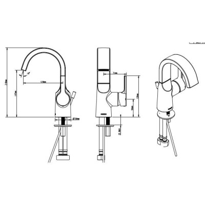 Vòi chậu lavabo nóng lạnh Moen - Kbhome - GN63121
