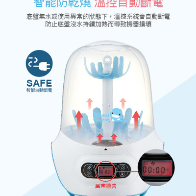 MÁY TIỆT TRÙNG VÀ SẤY KHÔ BÌNH SỮA KUKU - KU9024