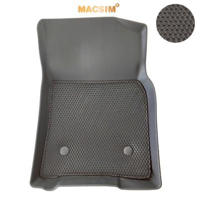 Thảm ô tô sd3 2 lớp dạng lưới lục giác Toyota Camry 2019-2024 màu đen - bề mặt cao su siêu sạch - Macsim