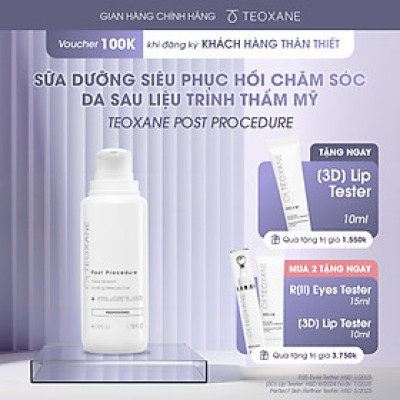 TEOXANE POST PROCEDURE - Sữa dưỡng và chăm sóc da sau liệu trình thẩm mỹ