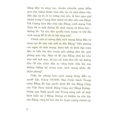 Sách - Các Cương Lĩnh Cách Mạng Của Đảng Cộng Sản Việt Nam - NXB Chính Trị Quốc Gia