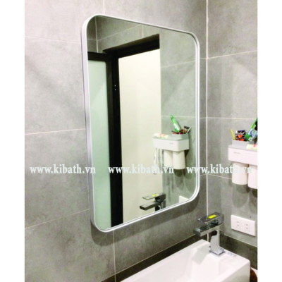 Gương Soi Kibath Chữ Nhât KT 70x90cm Khung Hợp Kim Nhôm KB-138.70X90