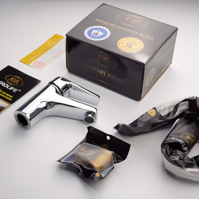 Vòi lavabo nóng lạnh Eurolife EL-3002 (Trắng bạc)