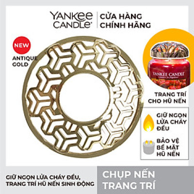 Chụp nến trang trí Yankee Candle - Antique Gold
