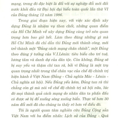 Một Số Vấn Đề Về Xây Dựng Đảng Theo Tư Tưởng Hồ Chí Minh