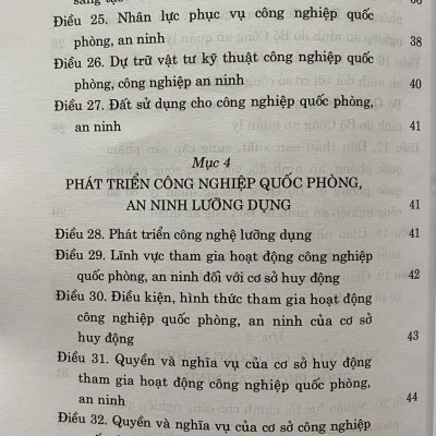 Luật Công Nghiệp Quốc Phòng, An Ninh và Động Viên Công Nghiệp Năm 2024