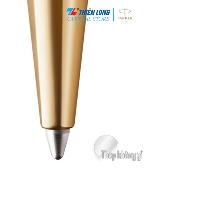 Bút bi cao cấp Parker SON X-Metal Black GT GB-2119787 - Thép không gỉ