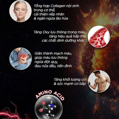 DMAXX thức uống bổ sung vitamin năng lượng không đường DAMODE 65 gói màu đỏ mỗi gói 2,2gr